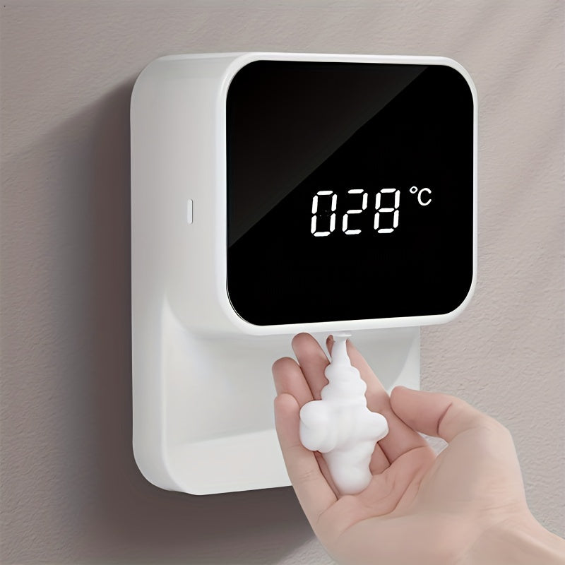 1pc Touchless Wall-Mounted Soap Dispenser for Bathroom - Automatic Sensor Hand Sanitizer Container with No-Touch Technology - Convenient Bathroom Accessory