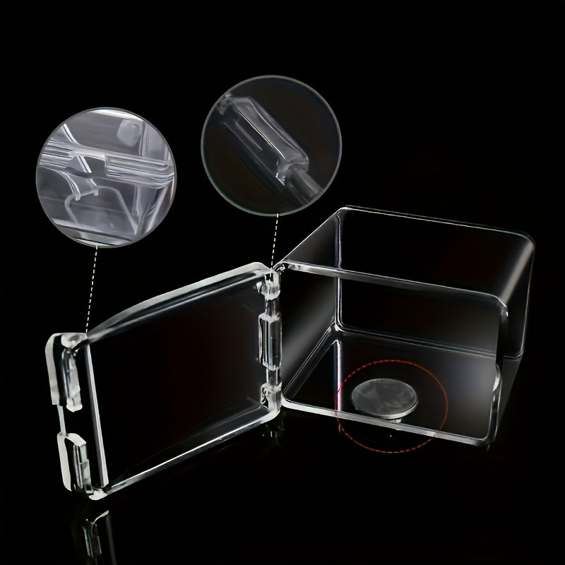 4-Grid Transparent Condiment Set with Spoons