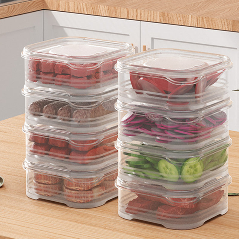 Clear Plastic Containers For Refrigerator With Lids
