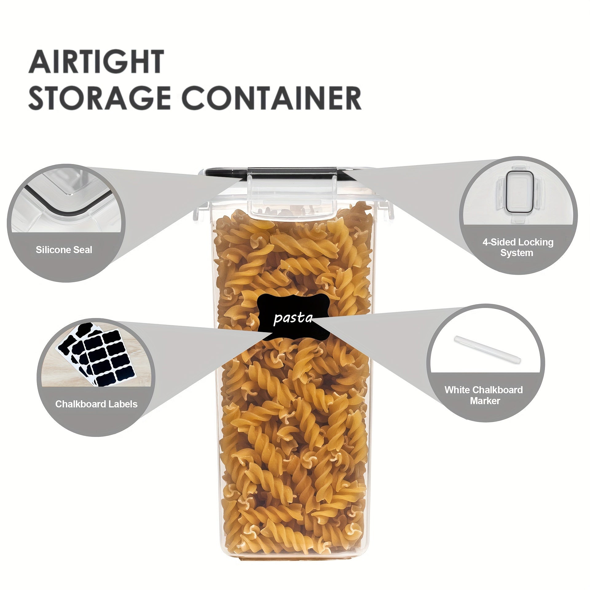 Airtight Food Storage Containers With Lids
