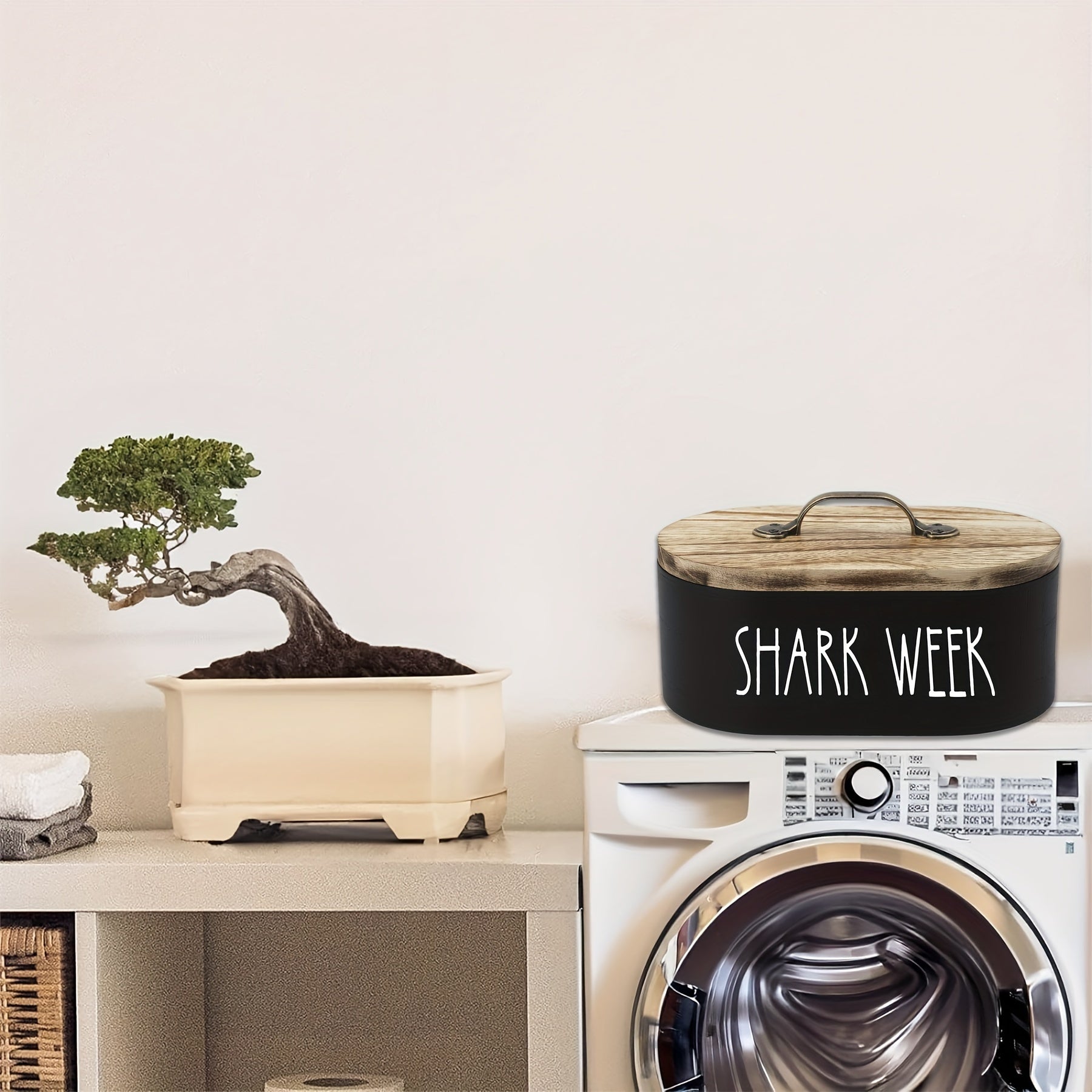 WONGIRL Rustic Wooden sanitary/period Storage Box with Lid
