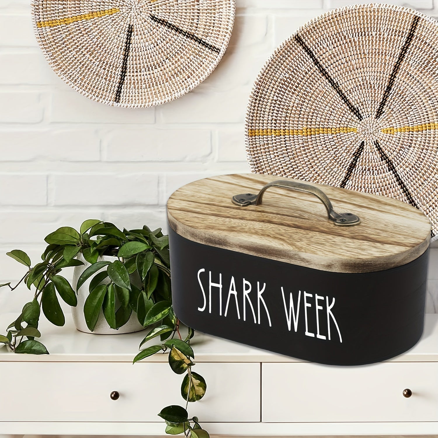 WONGIRL Rustic Wooden sanitary/period Storage Box with Lid
