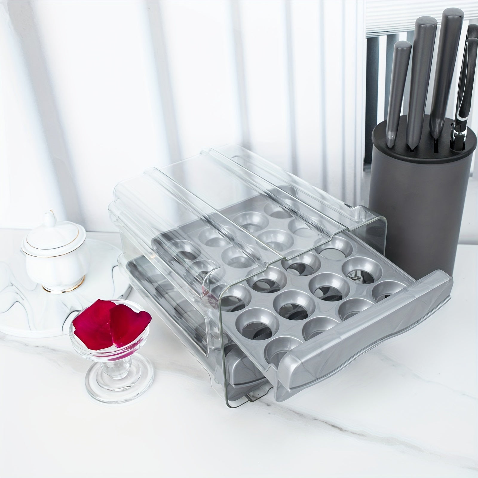 Double-layer Egg Storage Containers