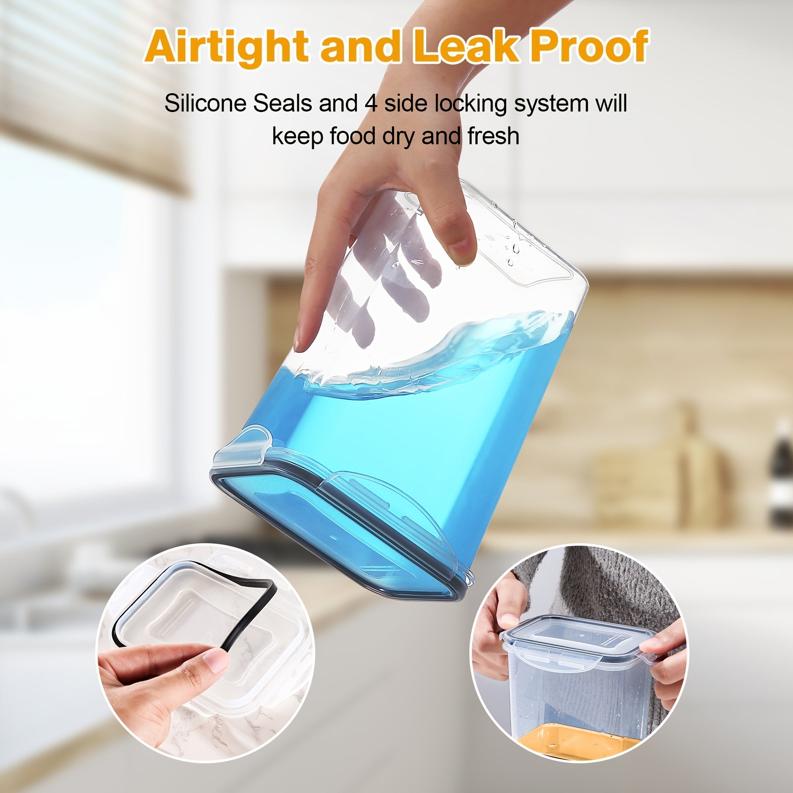 Airtight Food Storage Containers With Lids