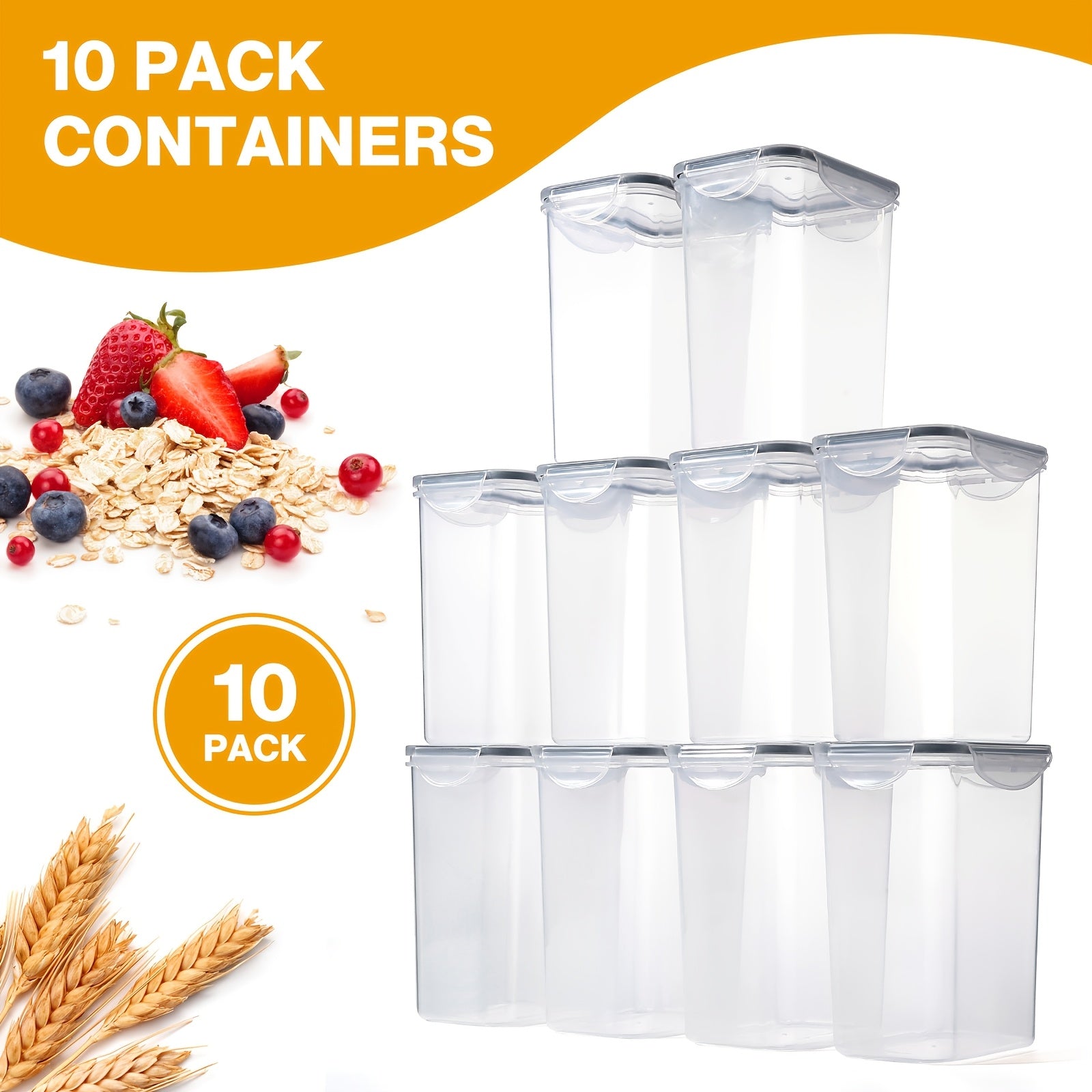 Airtight Food Storage Containers With Lids
