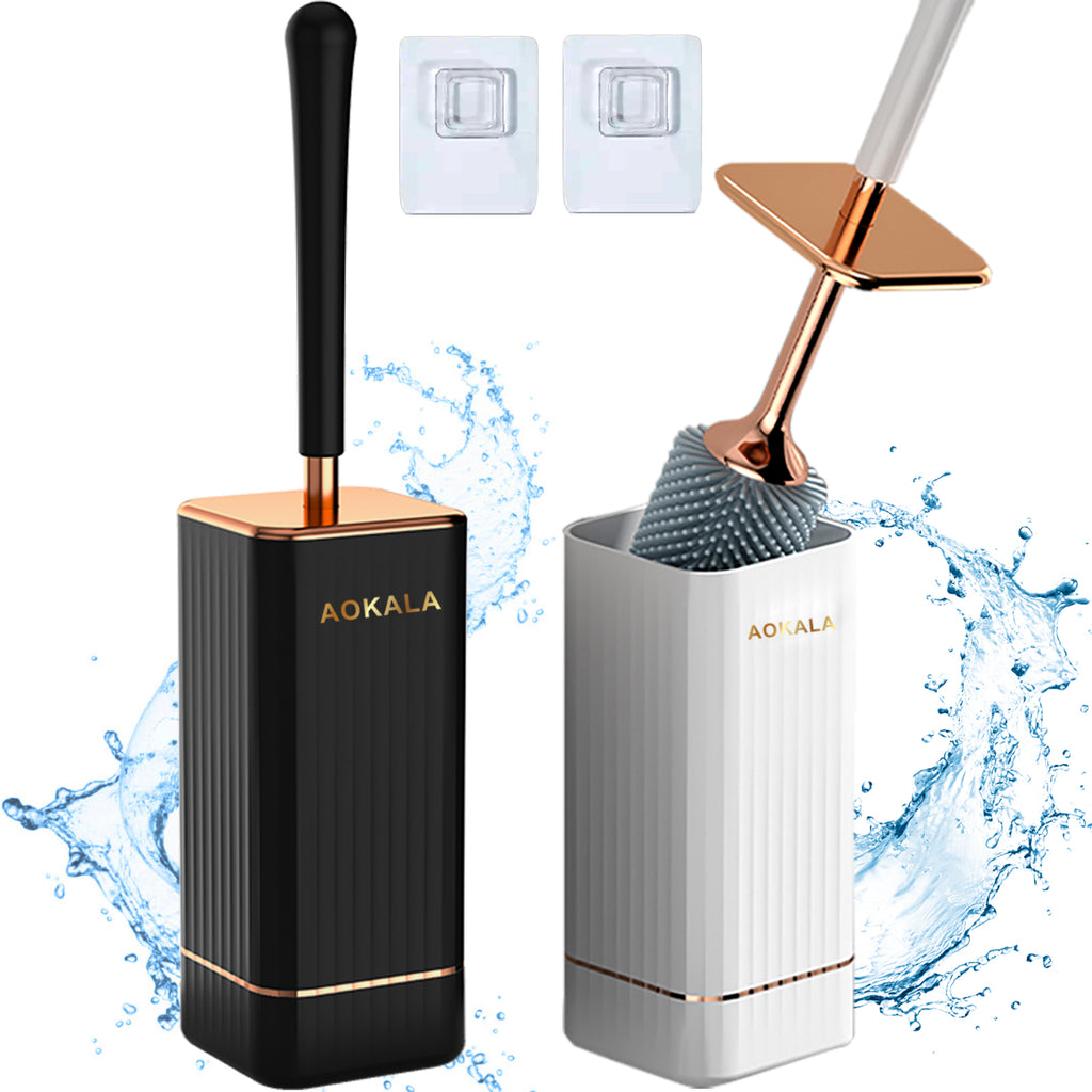 Aokala Silicone Toilet Brush and Holder
