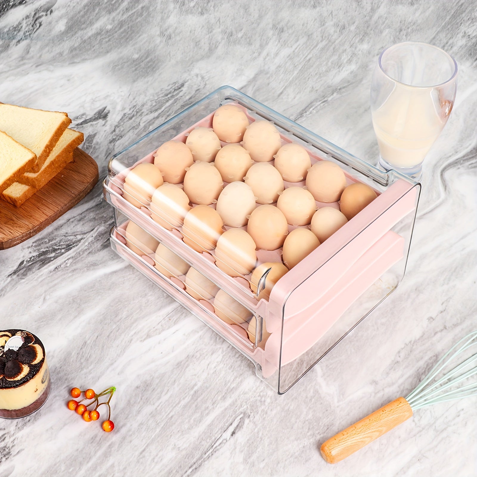 Double-layer Egg Storage Containers