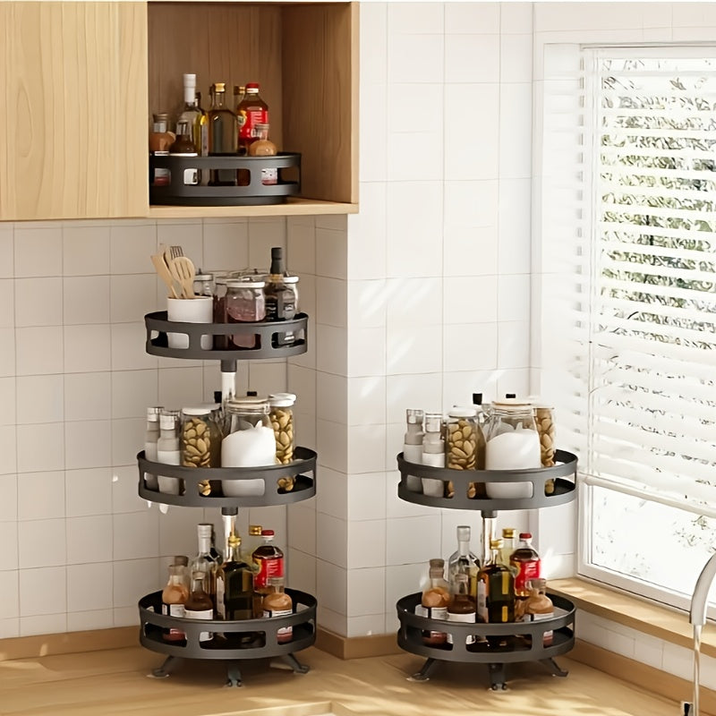 Rotating Kitchen Storage  Spice Rack