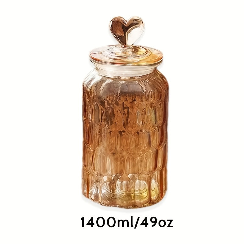 3pcs Airtight Glass Food Storage Jars