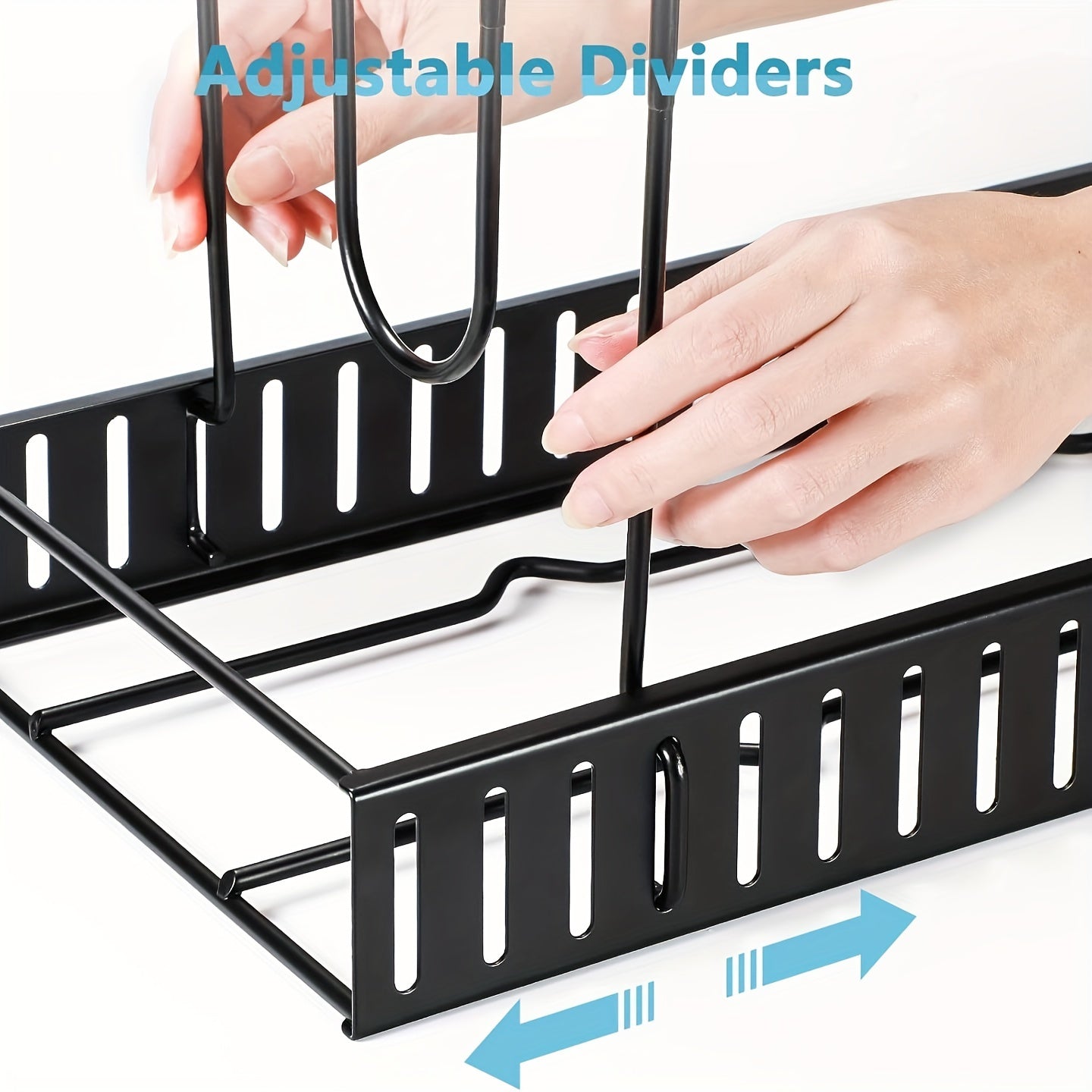 Adjustable Pot Storage Rack Organizer