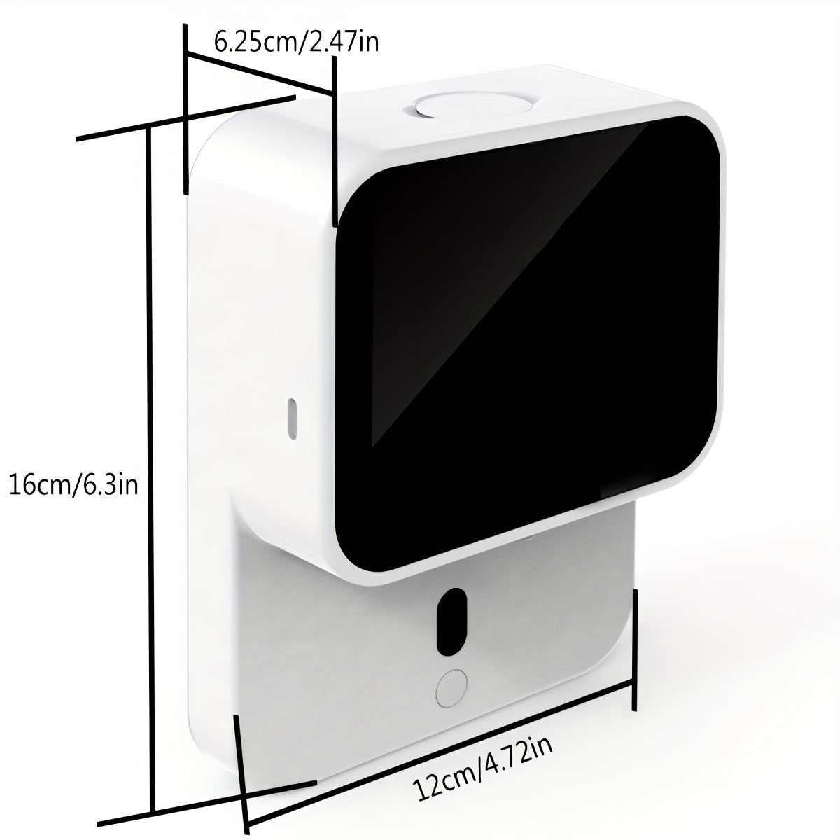 1pc Touchless Wall-Mounted Soap Dispenser for Bathroom - Automatic Sensor Hand Sanitizer Container with No-Touch Technology - Convenient Bathroom Accessory