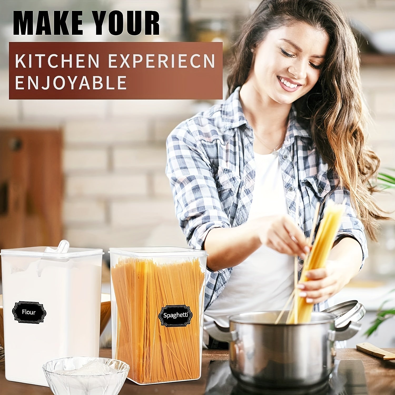 10pcs Large Airtight Food Storage Containers Set