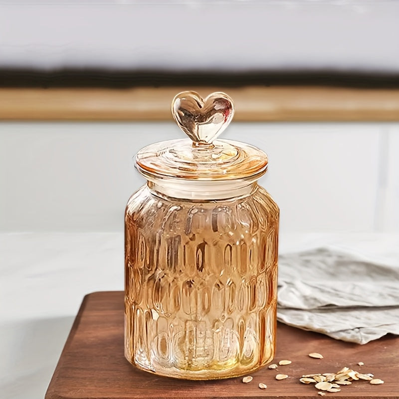 3pcs Airtight Glass Food Storage Jars