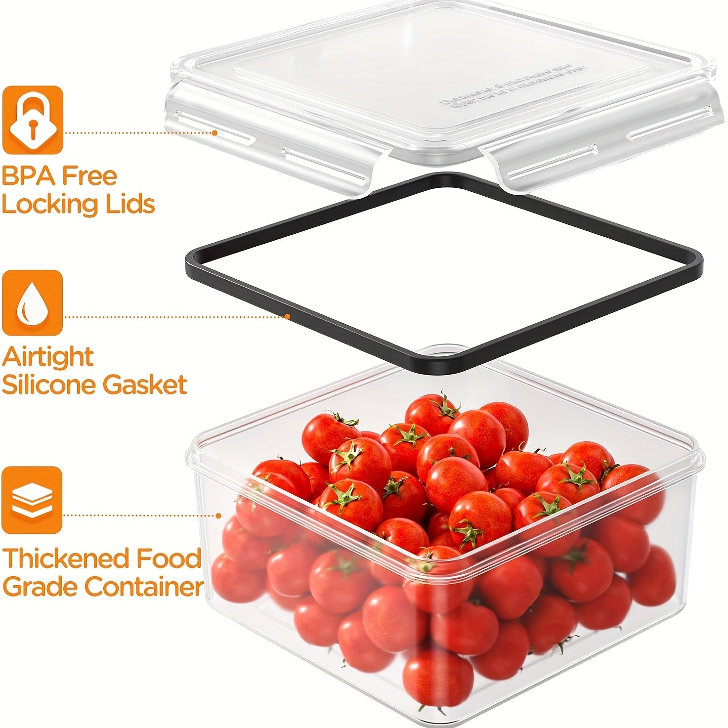 20pcs Premium Reusable Food Storage Containers