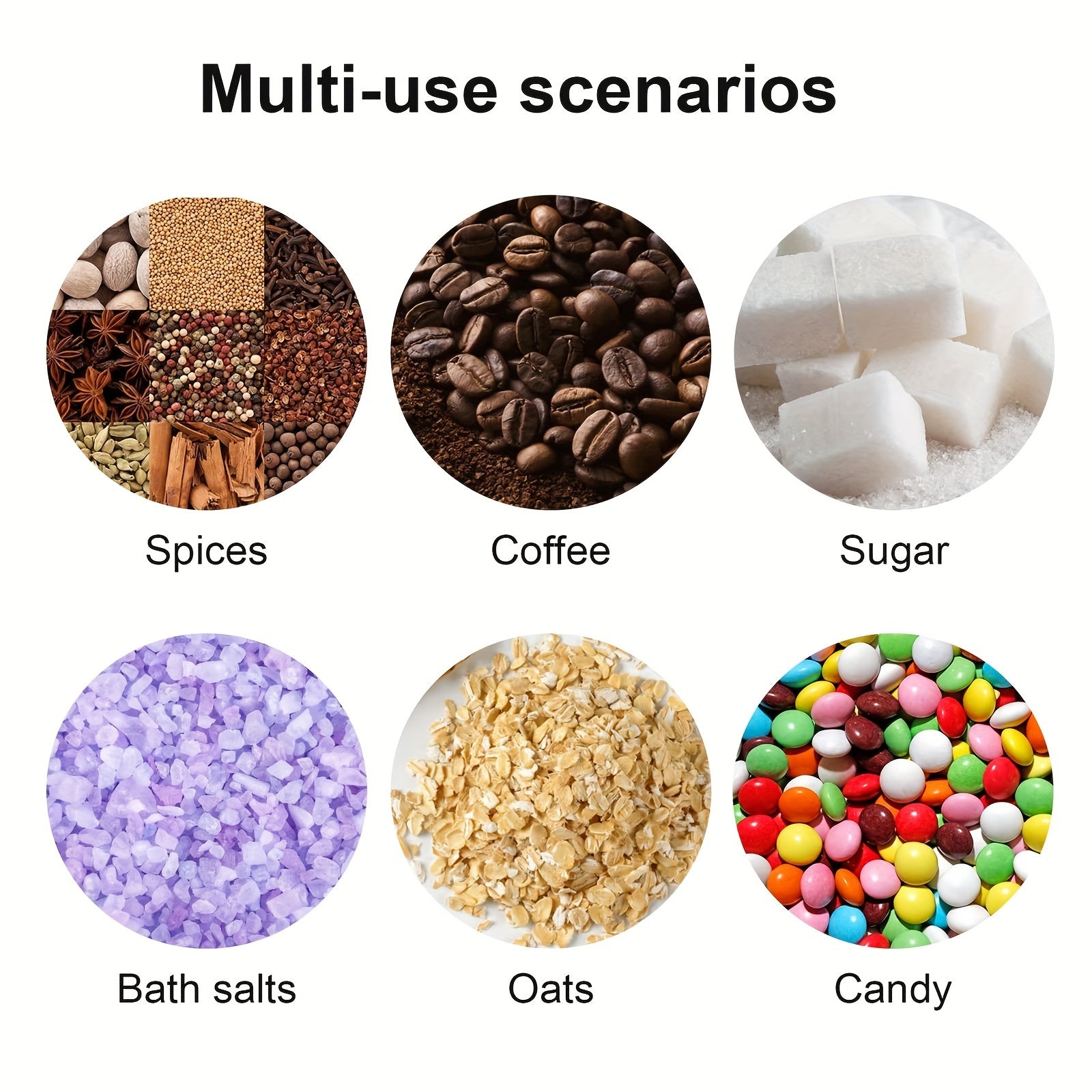 8pcs Glass Food Storage Jars with spoons