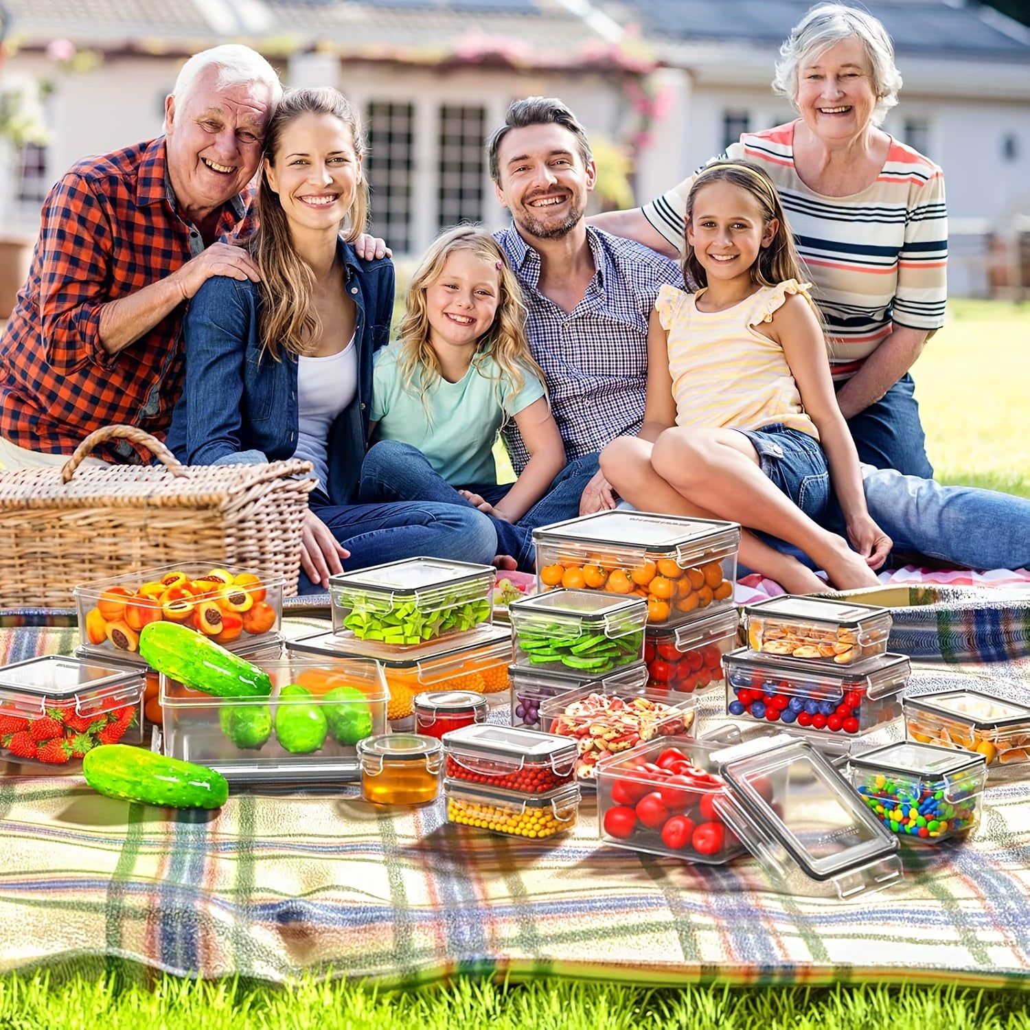 20pcs Premium Reusable Food Storage Containers