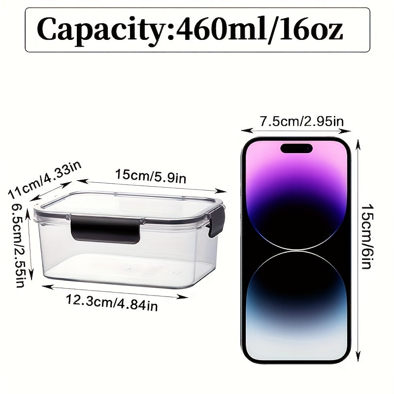 12pcs Stackable Refrigerator Storage Containers with Sealing Lids