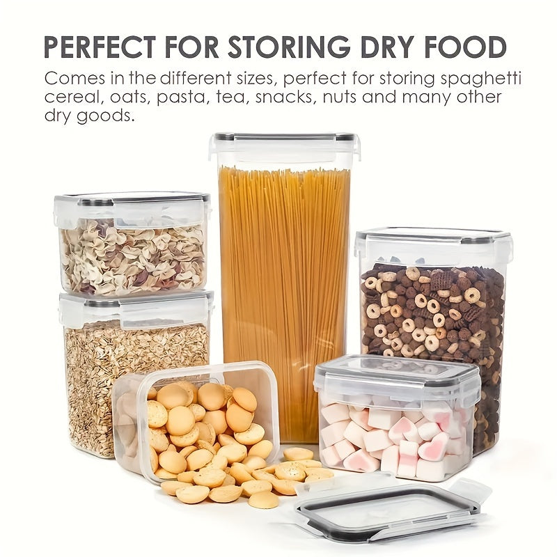 24pcs Large Capacity Airtight Food Storage Containers with Lids - BPA-Free, Dishwasher Safe, Labeled, and Marked - Perfect for Organizing and Storing Dry Food, Grains, Pasta, Flour, Sugar, and Lactose-Free Products