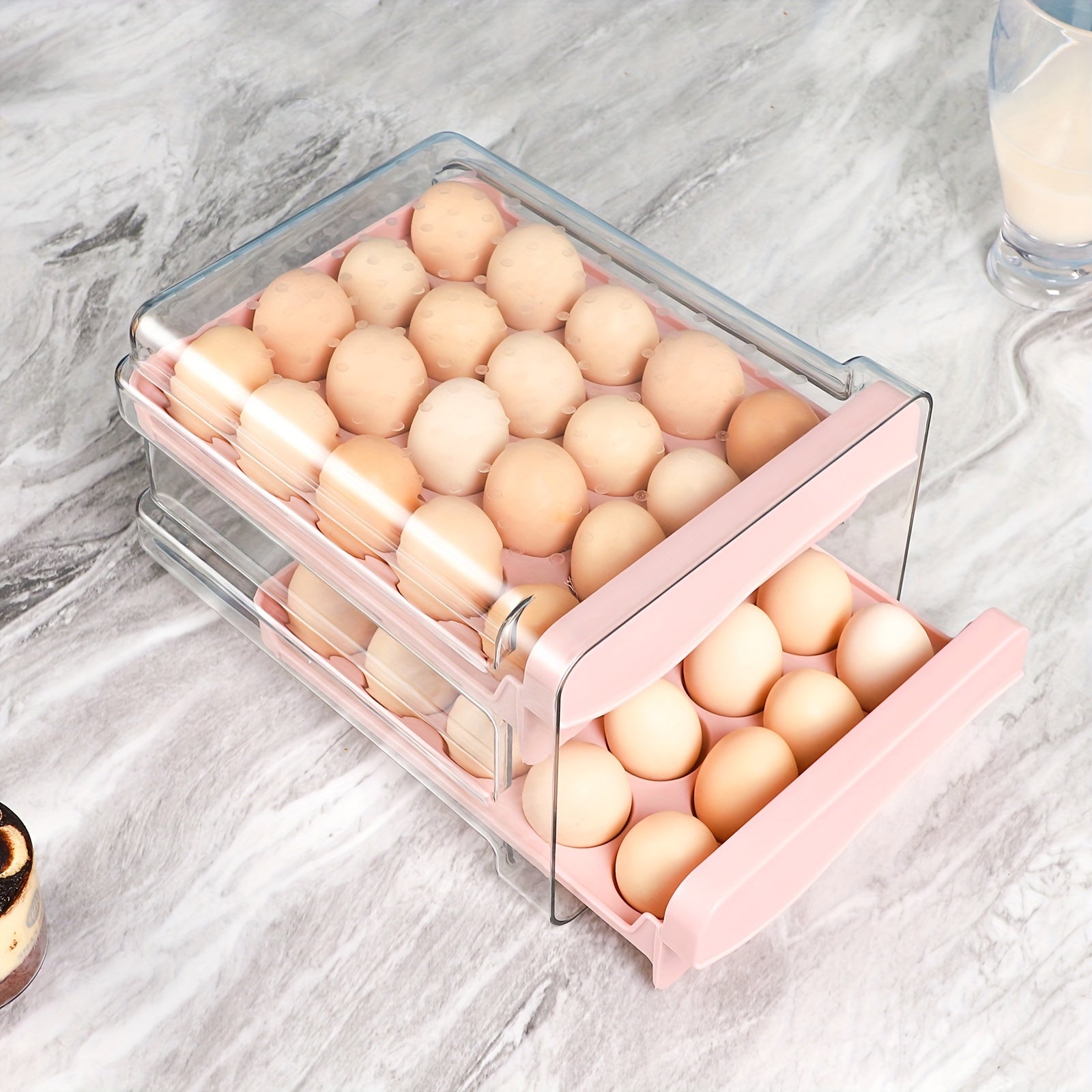 Double-layer Egg Storage Containers