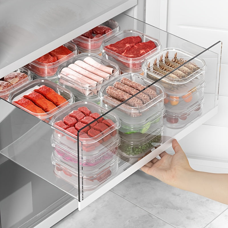 Clear Plastic Containers For Refrigerator With Lids