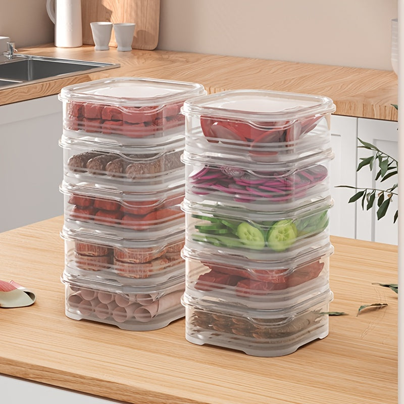 Clear Plastic Containers For Refrigerator With Lids