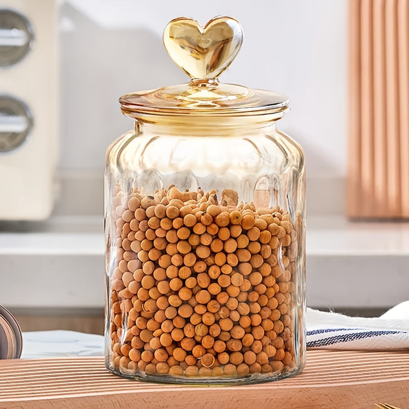 3pcs Airtight Glass Food Storage Jars