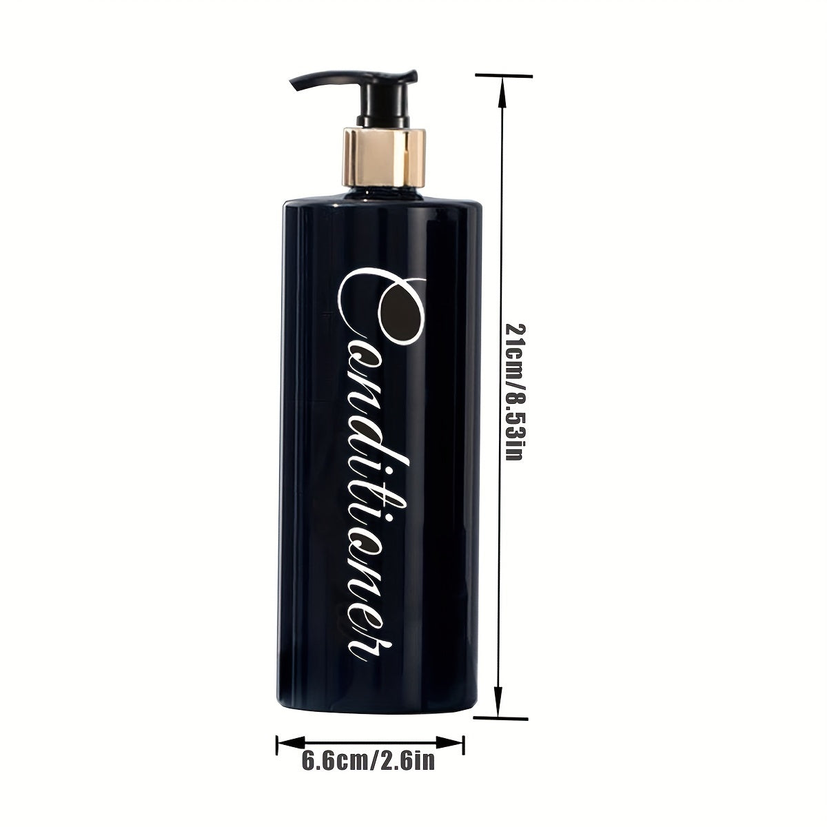 [3pcs Press-type Bathroom Bottles] 3pcs 500ml Bathroom Sub-bottling Bottle Shampoo Body Lotion Empty Bottle Press-type Sub-bottling Bottle Bathroom Dispenser