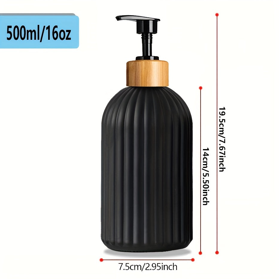 3pcs 500ml Soap Dispenser With Tag
