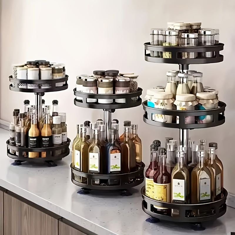 Rotating Kitchen Storage  Spice Rack