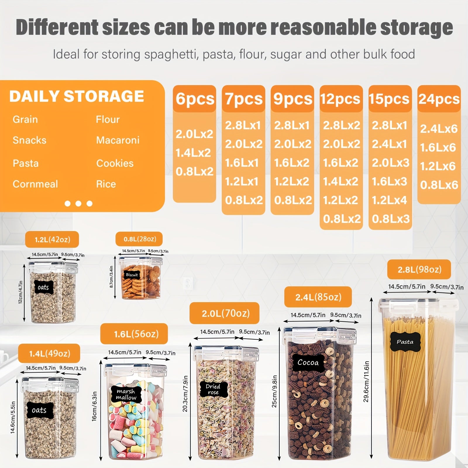 Airtight Food Storage Containers With Lids