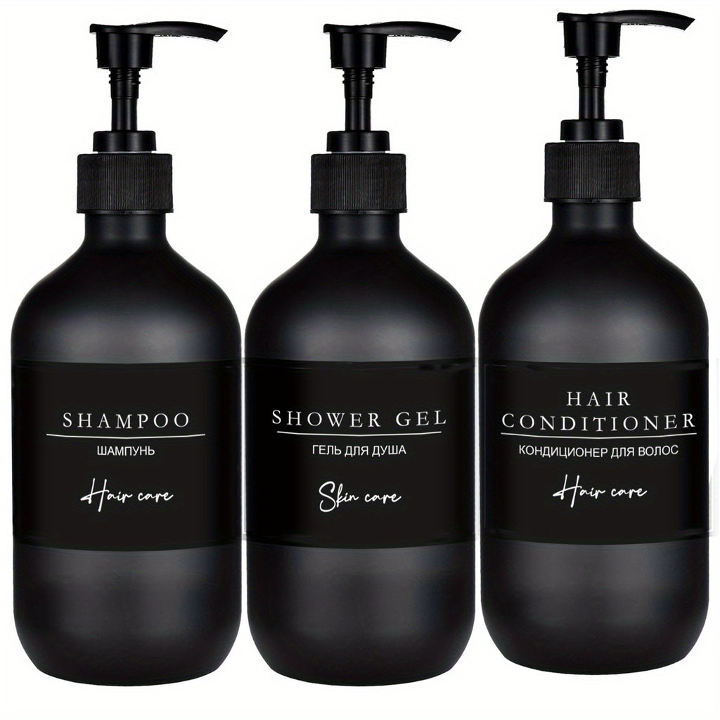 3pcs Plastic Press Lotion Dispenser