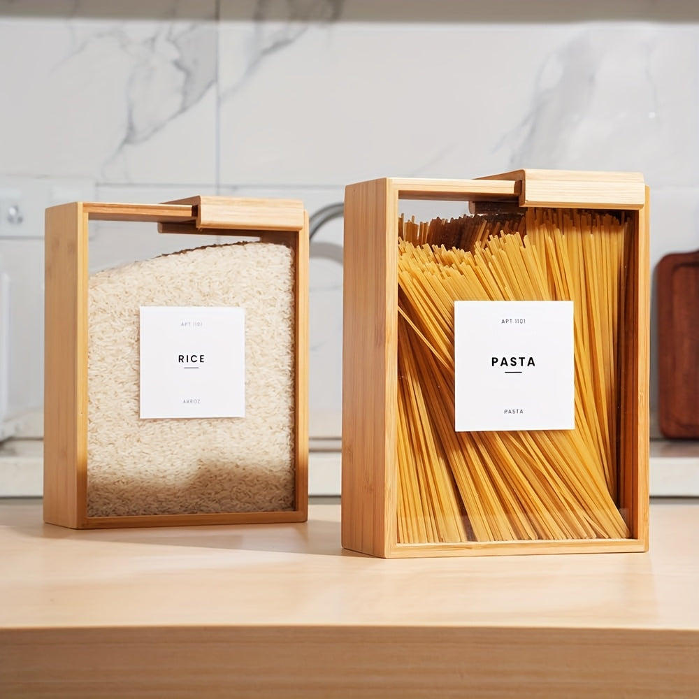 Bamboo Food Storage Containers with Lids