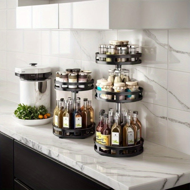 Rotating Kitchen Storage  Spice Rack