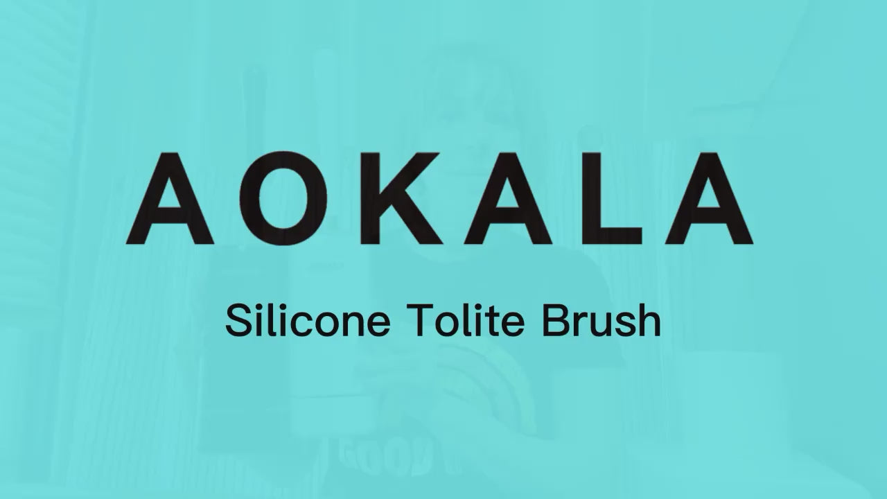 Aokala Silicone Toilet Brush and Holder