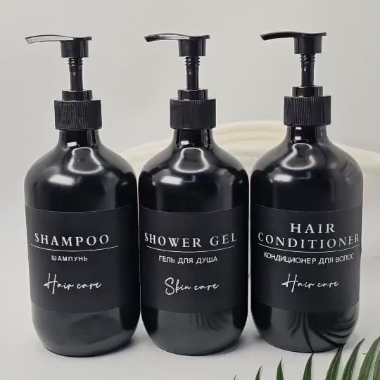 3pcs Plastic Press Lotion Dispenser